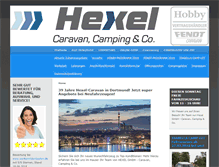 Tablet Screenshot of hexel-caravan.de